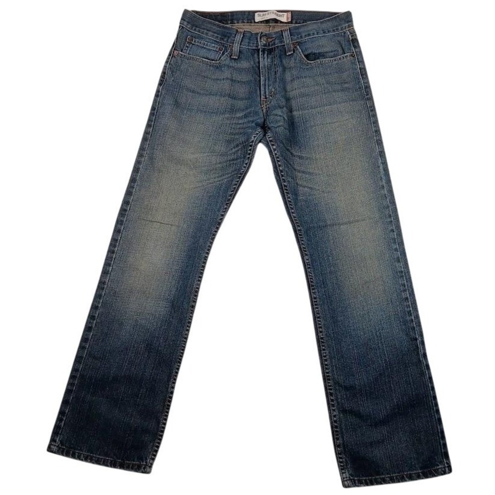 Levis 514 Jeans Mens 33x32 Blue Slim Straight Denim Medium Wash Classic‎ Pants